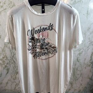 Maurices "Weekends are for Adventures" Short Sleeve Tee